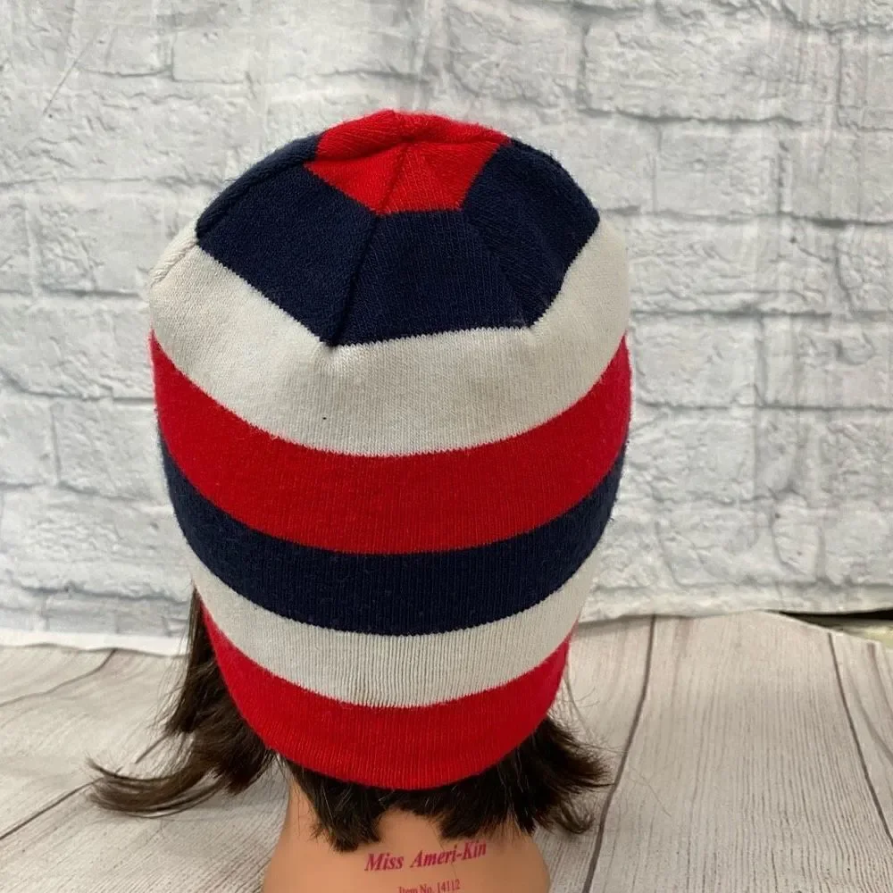 Under armour youth boys reversible winter beanie red white & blue